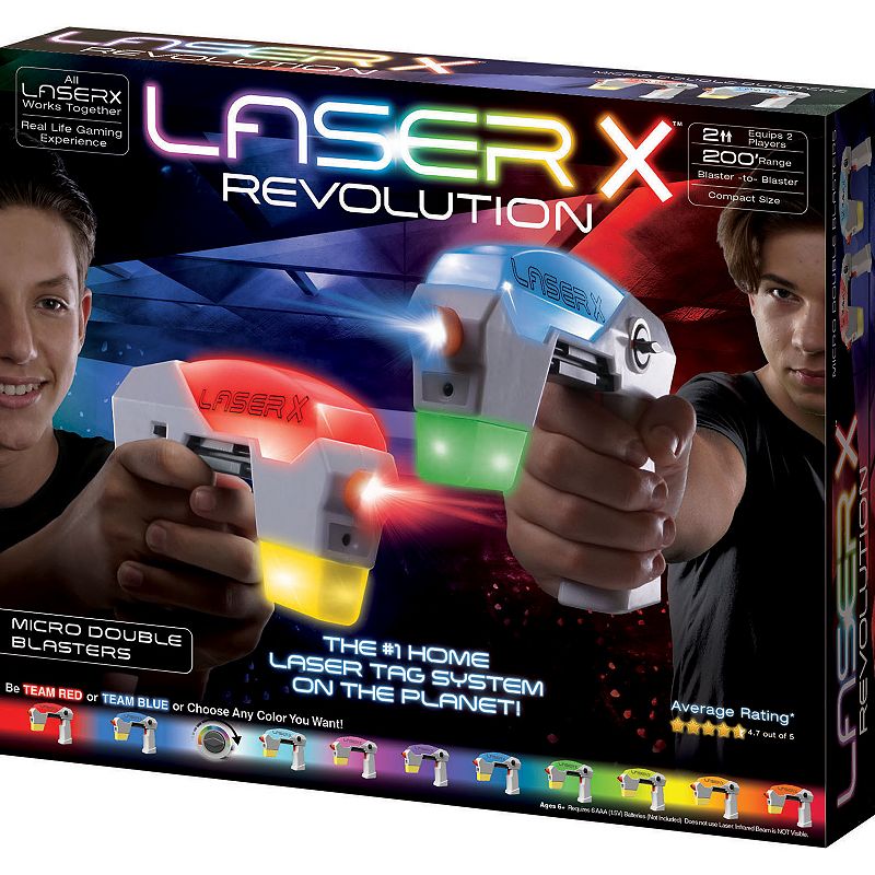 Laser X Revolution At-Home Laser Tag Set, Multicolor