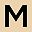 Gold Tone M