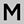 Silver Tone M