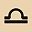 Gold Tone Libra
