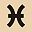 Gold Tone Pisces