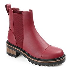 Womens best sale red booties