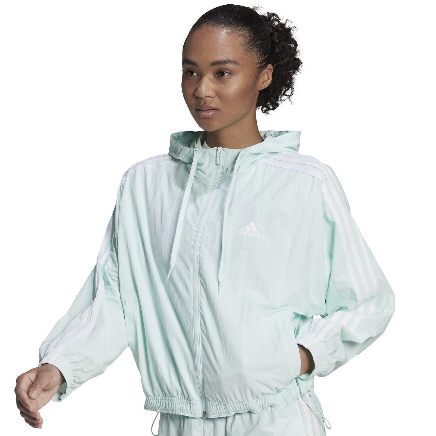 women's adidas originals windbreaker jacket