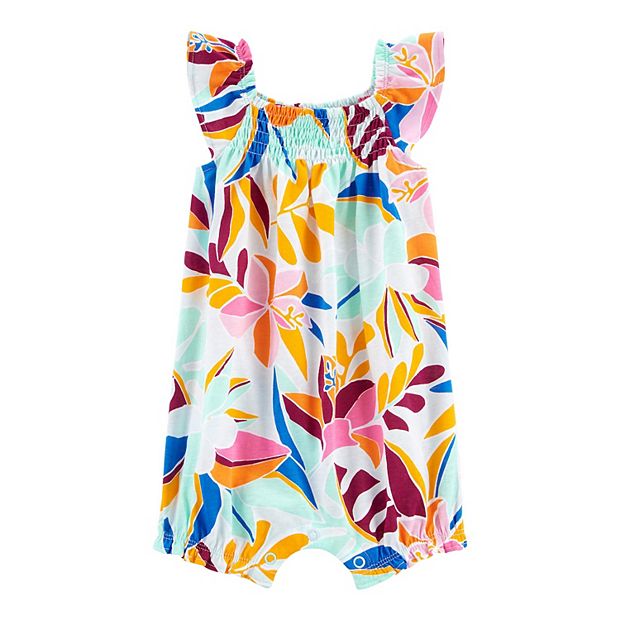 Baby girls store carter's floral romper