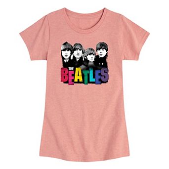 Girls 7-16 The Beatles Colorful Graphic Tee