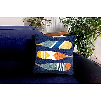 Liora Manne Frontporch Paddles Indoor Outdoor Throw Pillow