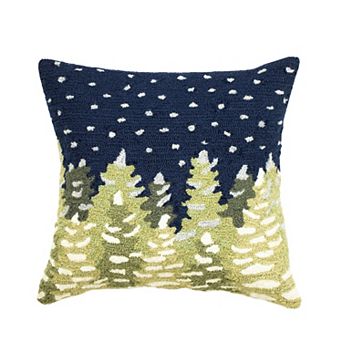 Liora Manne Frontporch Let It Snow Indoor Outdoor Throw Pillow