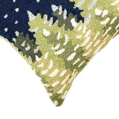 Liora Manne Frontporch Let It Snow Indoor Outdoor Throw Pillow