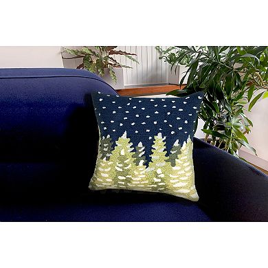 Liora Manne Frontporch Let It Snow Indoor Outdoor Throw Pillow