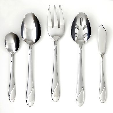 Cambridge Swirl Sand 89-pc. Flatware Set