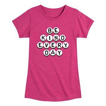 Girls 7-16 Letter Beads Be Kind Everyday Graphic Tee