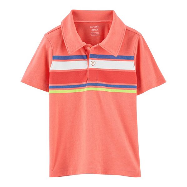 Toddler Boy Carter s Striped Polo Shirt