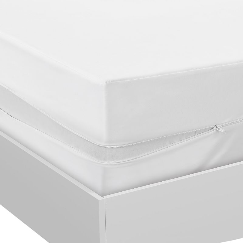 Healthy Home Proguard Antimicrobial Zippered Mattress Protector, White, Twi