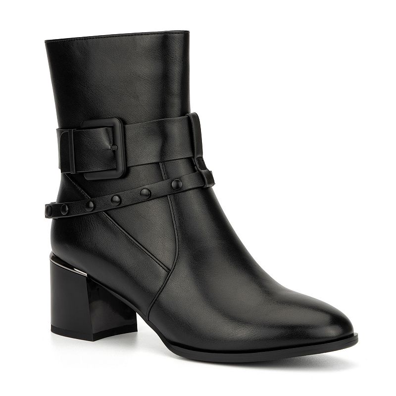 FEI1082BLACKBLACK Torgeis Dauphin Womens High Heeled Ankle Boots, Si sku FEI1082BLACKBLACK