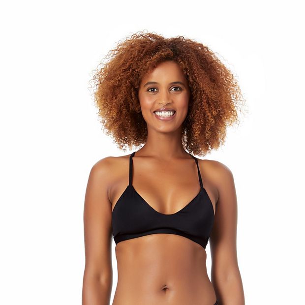 Juniors' Hurley Scoopneck Adjustable Bralette Swim Top