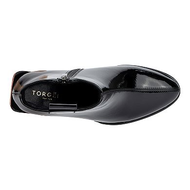Torgeis Monty Women's Faux Patent Leather Ankle Boots