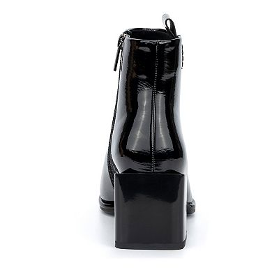 Torgeis Monty Women's Faux Patent Leather Ankle Boots