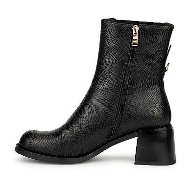 Torgeis Regent Women's Block Heel Ankle Boots