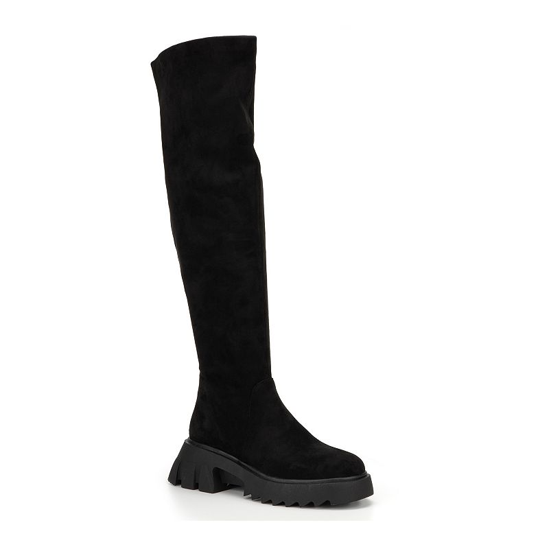 FEI1092BLACKBLACK Torgeis Alfie Womens Knee-High Boots, Size: 10, Bl sku FEI1092BLACKBLACK