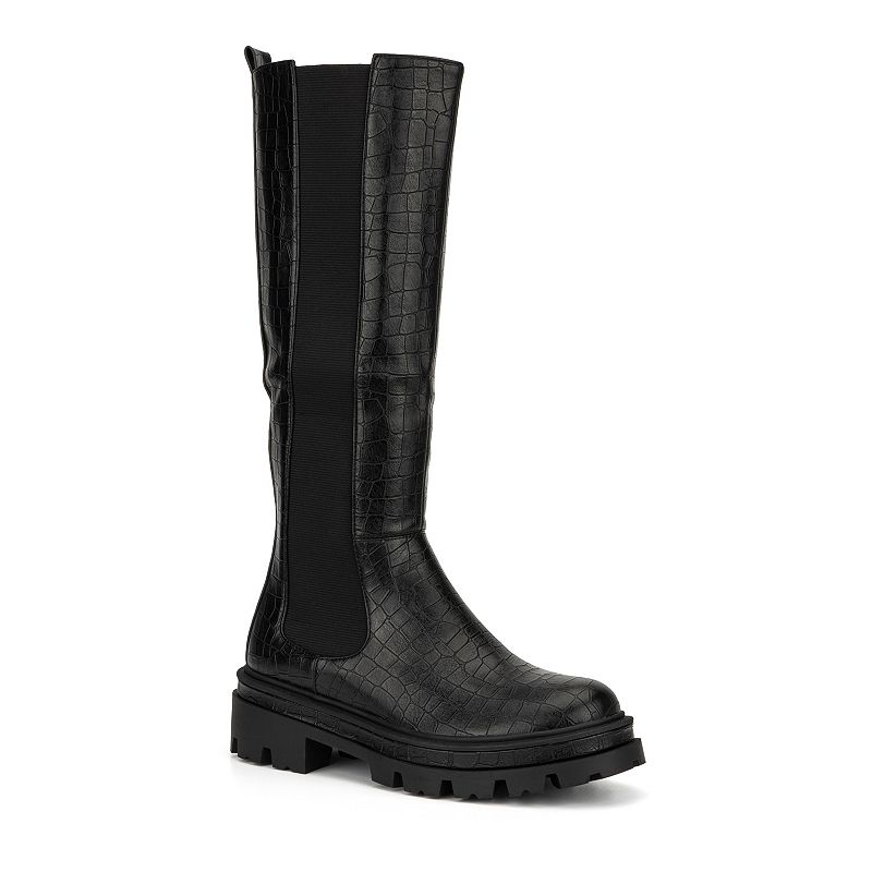 FEI1093BLACKBLACK Torgeis Madina Womens Mid Calf Boots, Size: 10, Bl sku FEI1093BLACKBLACK