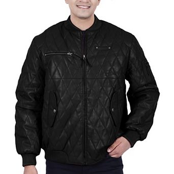 Men's Franchise Ace Leather Quilted Jacket