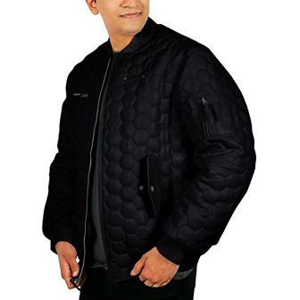 Men's Franchise Ace Leather Quilted Jacket