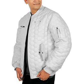 Men's Franchise Ace Leather Quilted Jacket