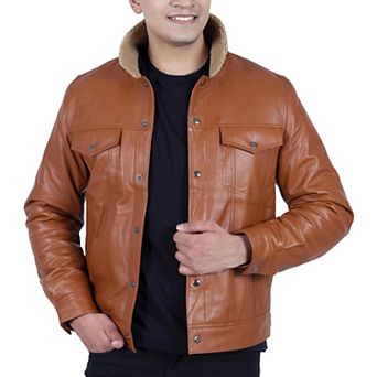 Men's Franchise Club Ace Leather Jacket