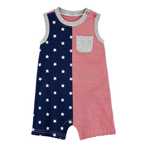 4th of july baby romper best sale