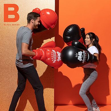 Black Series Inflatable Giant Boxing Glove Set
