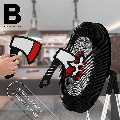 Black Series Bristle Axe Throwing Target Set