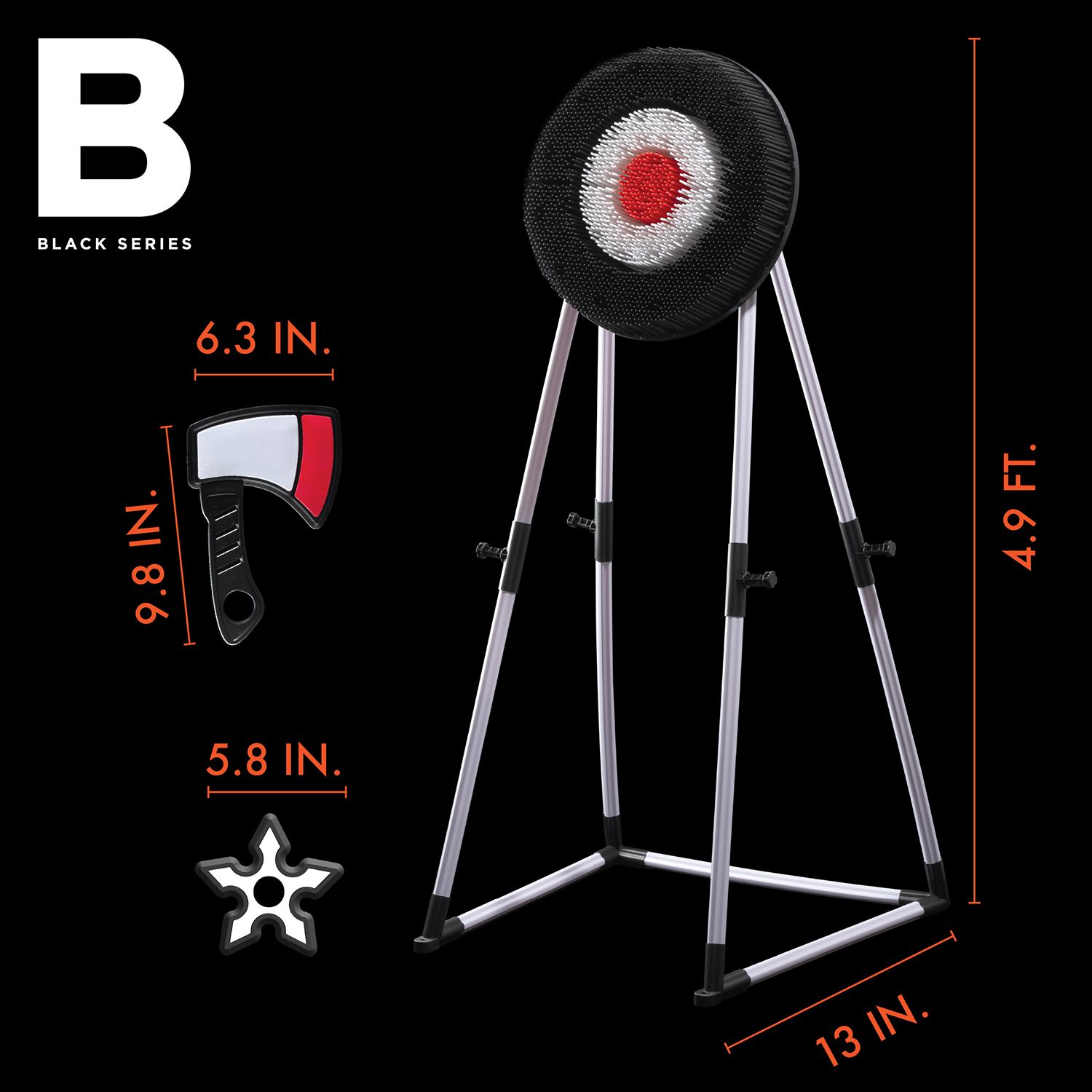 thumbnail image 2 of Leeray 3-in-1 Bristle Target Board Gae - Axe Throwing Target 2 of 12