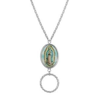 Symbols of Faith Lady of Guadalupe Eyeglass Holder Necklace