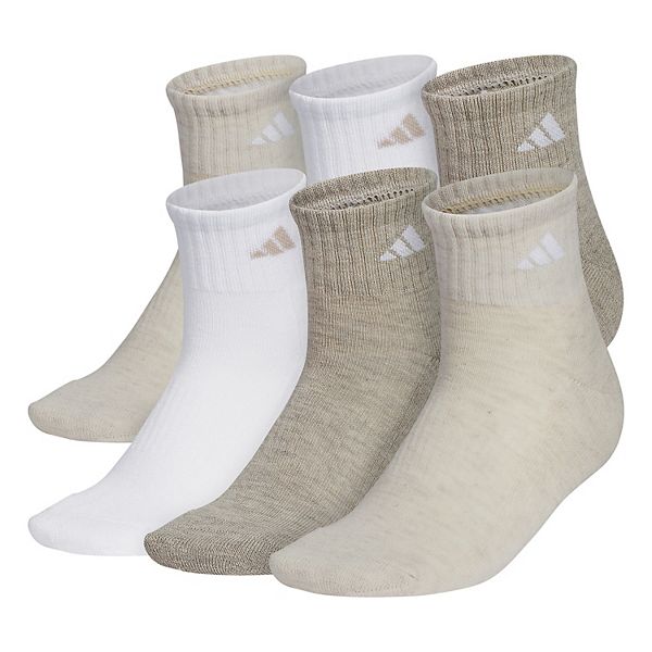 Women's adidas 6Pack Athletic Quarter Length Socks