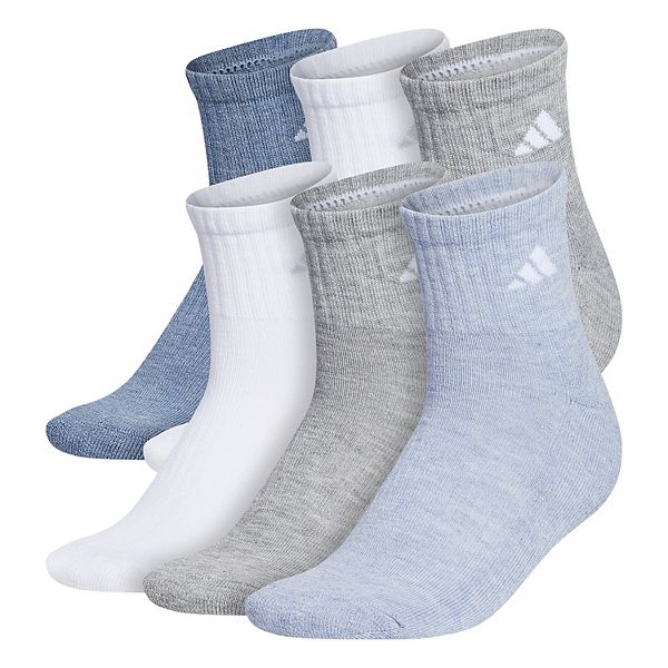 Women's adidas 6-Pack Athletic Quarter Length Socks