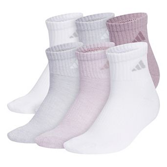 Women's adidas 6-Pack Athletic Quarter Length Socks