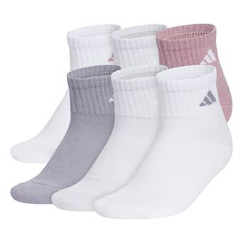 Women's adidas 6-Pack Athletic Quarter Length Socks
