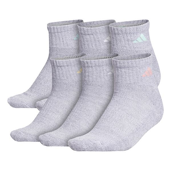 Women's adidas 6Pack Athletic Quarter Length Socks