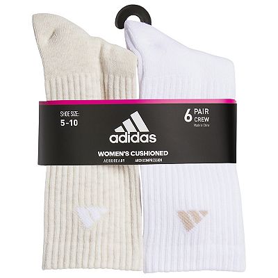 Women s adidas 6 Pack Athletic Crew Socks