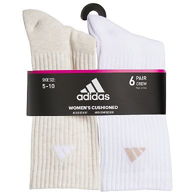 Women's adidas 6-Pack Athletic Crew Socks