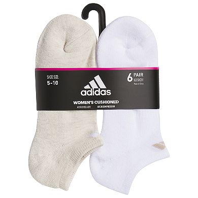 Women's adidas 6-Pack Athletic No-Show Socks
