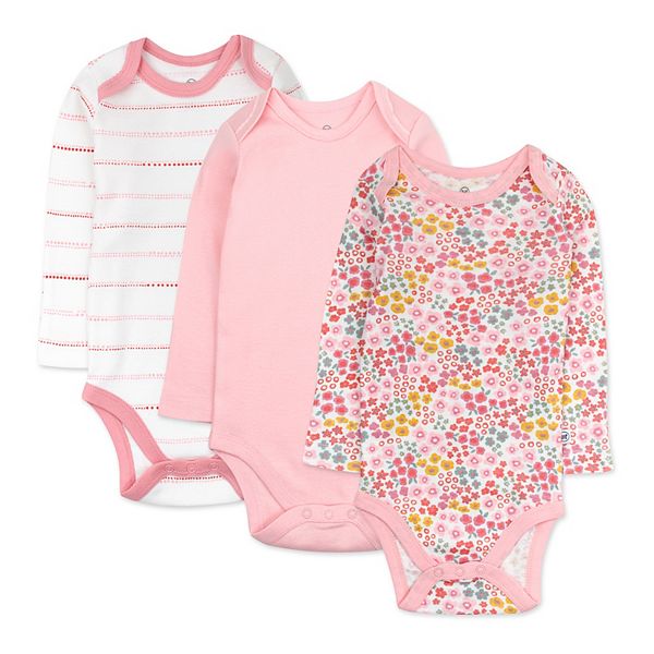 MLB Cincinnati Reds Infant Girls' 3pk Bodysuits - 0-3M