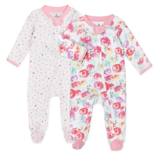 HONEST BABY CLOTHING 2-Pack Organic Cotton Sleep & Plays
