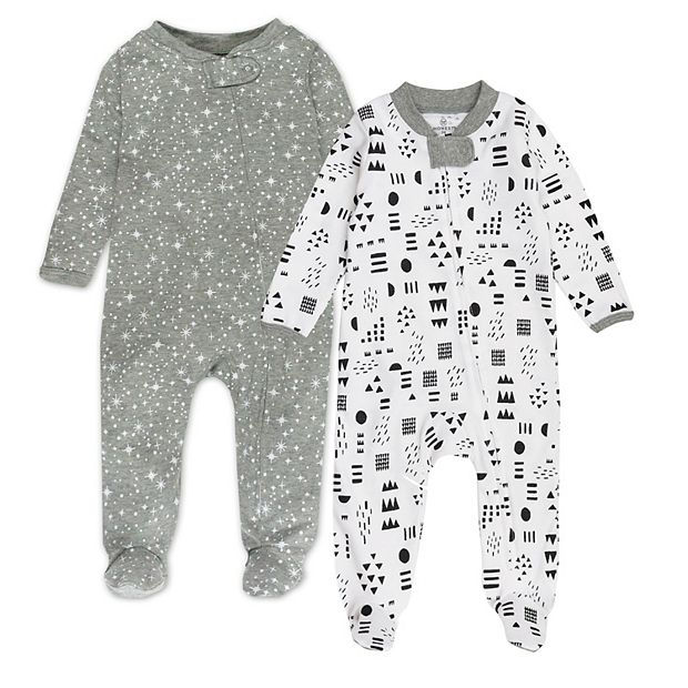 HONEST BABY CLOTHING 2-Pack Organic Cotton Sleep & Plays