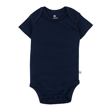 HONEST BABY CLOTHING 3-Pack Organic Cotton Short-Sleeve Bodysuits