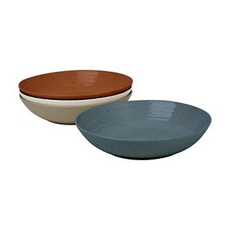 Sango Siterra Painters Palette 4 pc Dinner Bowl Set