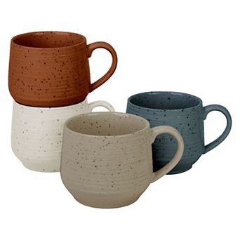 Sango Siterra Painters Palette 4 pc Mug Set