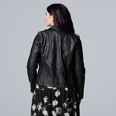 Women's Simply Vera Vera Wang Moto Jacket
