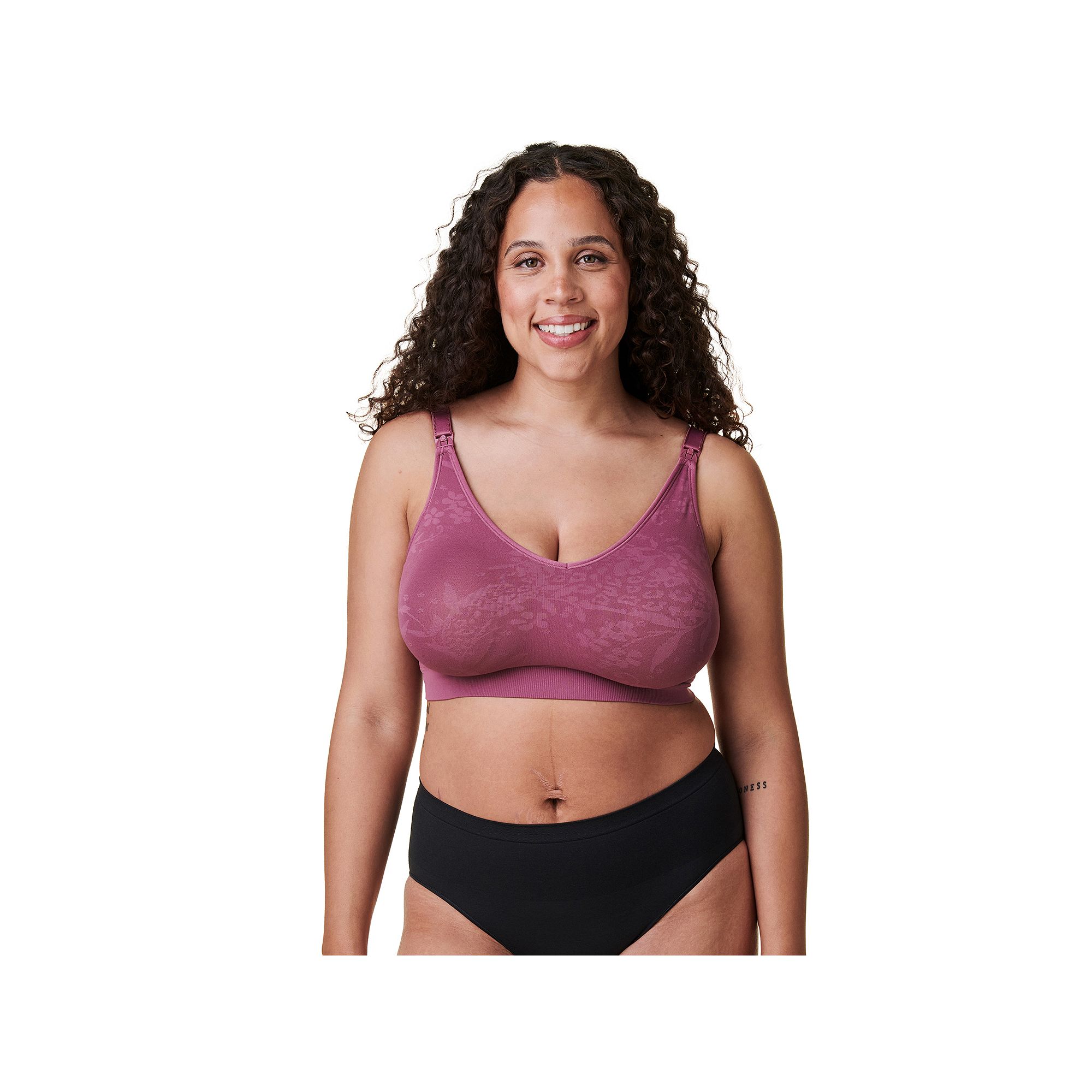 Bravado Designs Body Silk Seamless Nursing Bra 1401V, Womens, Size: Small,