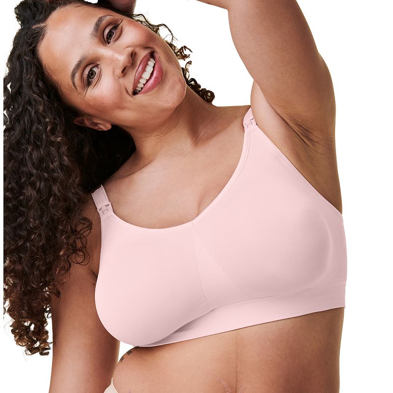 Bravado Designs Body Silk Seamless Nursing Bra 1401V, Women's, Size: Medium FC, Chalk Pink